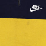 Nike 90's Spellout Quarter Zip Sweatshirt Large (missing sizing label) Blue