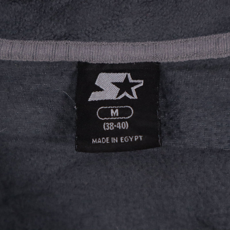 Starter 90's Warm Zip Up Fleece Jumper Medium Grey