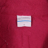 Columbia 90's Zip Up Turtle Neck Long Sleeve Fleece Jumper Medium Pink