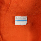 Columbia 90's Fleece Long Sleeve Zip Up Bomber Jacket XLarge Orange