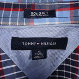 Tommy Hilfiger 90's Check Button Up Shirt XLarge Blue