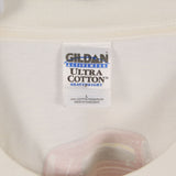 Gildan 90's Yearwood Racing Short Sleeve Crewneck T Shirt Large White