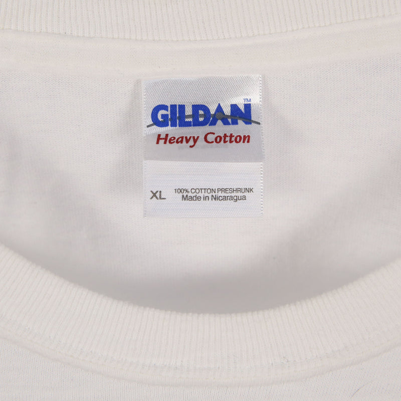 Gildan 90's Printed Short Sleeve T Shirt XLarge White