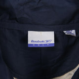 Reebok 90's Quarter Zip Lightweight Windbreaker Jacket XLarge Navy Blue