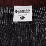 Columbia 90's Quarter Zip Ribbed Long Sleeve Jumper XLarge Grey