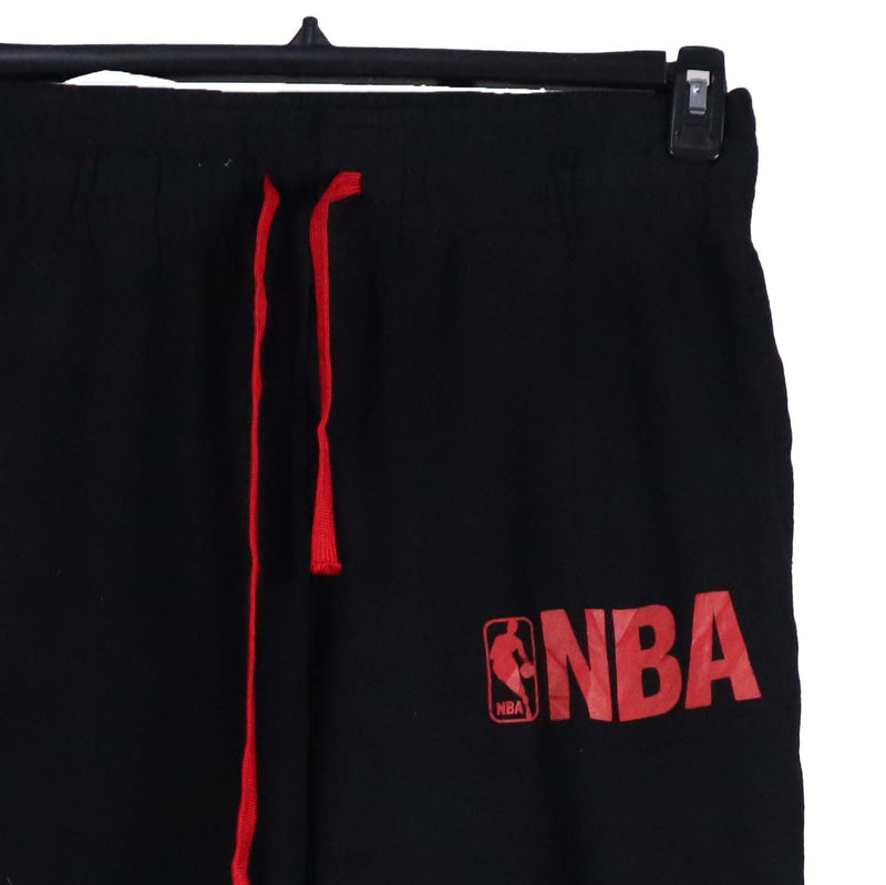 NBA 90's NBA Elasticated Waistband Drawstrings Joggers / Sweatpants Large Black