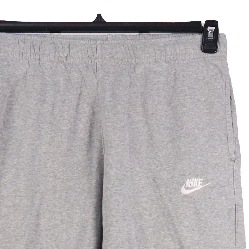 Nike 90's Drawstring Elasticated Waistband Swoosh Joggers / Sweatpants Medium Grey