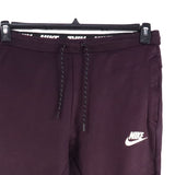 Nike 90's Drawstring Elasticated Waistband Joggers / Sweatpants Medium Purple