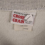 Cross Grain 90's Crewneck Printed Long Sleeve Jumper Large Grey