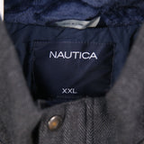 Nautica 90's Gilet Zip Up Button Up Vests XXLarge (2XL) Black