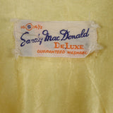 Early Mac Donald 90's Corduroy Long Sleeve Button Up Shirt Small Yellow