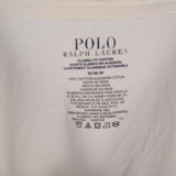 Polo Ralph Lauren 90's Plain Short Sleeve Crewneck T Shirt Medium White
