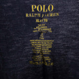 Polo Ralph Lauren 90's Short Sleeve Single Stitch Crewneck T Shirt XXLarge (2XL) Navy Blue