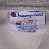 Champion 90's Quarter Zip Sweatshirt Small Grey