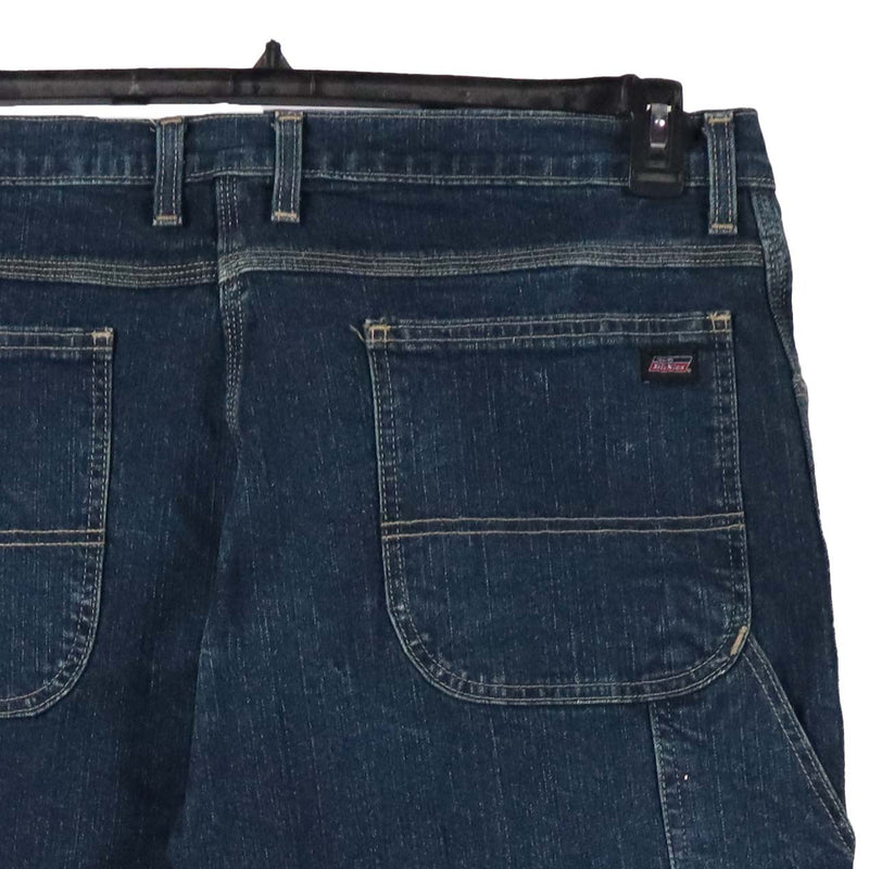 Dickies 90's Carpenter Workwear Cargo Denim Baggy Jeans / Pants 38 Navy Blue