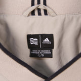 Adidas 90's Pullover Windbreaker Jacket Large Beige Cream