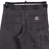 Carhartt 90's Carpenter Workwear Cargo Baggy Trousers / Pants 34 x 34 Grey