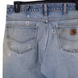 Carhartt 90's Denim Straight Leg Jeans / Pants 34 x 32 Blue
