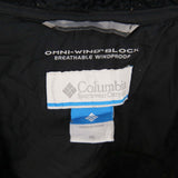 Columbia 90's Zip Up Hooded Waterproof Hoodie XLarge Black