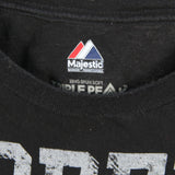 Majestic 90's Short Sleeve Printed T Shirt XLarge Black
