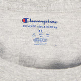 Champion 90's Short Sleeve Cotton T Shirt XLarge Grey