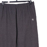 Champion 90's Elasticated Waistband Drawstrings Straight Leg Single Stitch Trousers / Pants XLarge Grey