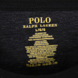 Polo Ralph Lauren 90's Short Sleeve Crewneck T Shirt Large Black