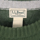 L.L.Bean 90's Long Sleeve Baggy Pastel Sweatshirt Large Green