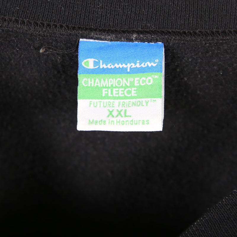 Champion 90's Christmas Crewneck Long Sleeve Sweatshirt XXLarge (2XL) Black