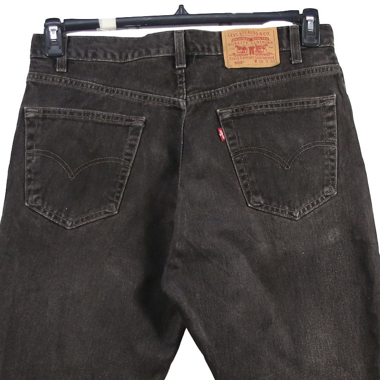 Levi Strauss & Co. 90's 505 Denim Straight Leg Jeans / Pants 36 Black