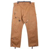 Dickies 90's Carpenter Workwear Straight Leg Jeans / Pants 42 Brown