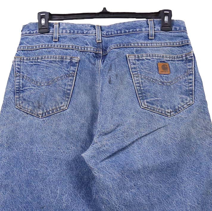 Carhartt 90's Denim Baggy Bootcut Jeans / Pants 36 x 34 Blue