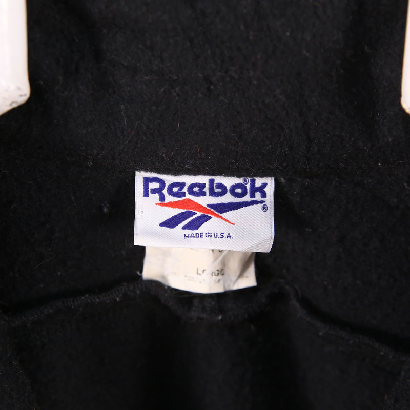 Reebok 90's Quarter Zip Fleece Jumper Large Black