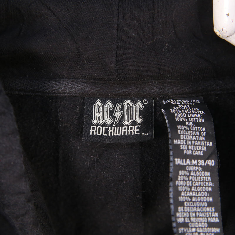 AC&DC 90's AC DC Pullover Hoodie Medium Black