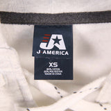 J America 90's Pullover Hoodie XSmall Grey