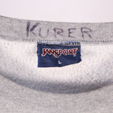 Jan Sport 90's Jumper Long Sleeve Sweatshirt Large Grey