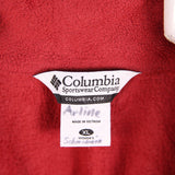 Columbia 90's Zip Up Fleece Jumper XLarge Red