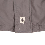 Columbia 90's Spellout Logo Hooded Waterproof Windbreaker Jacket Large Grey