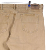 Wrangler 90's Denim Baggy Straight Leg Jeans / Pants 38 Beige Cream