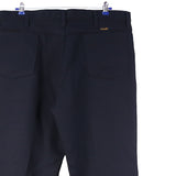 Wrangler 90's Chino Pleated Straight Leg Trousers / Pants 38 Navy Blue