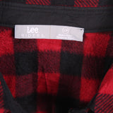 Riders by Lee 90's Lumberjack Check Long Sleeve Button Up Shirt Small Burgundy Red