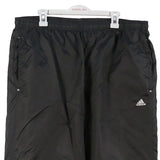 Adidas 90's Tracksuit Bottoms Nylon Sportswear Straight Leg Trousers / Pants XLarge Black