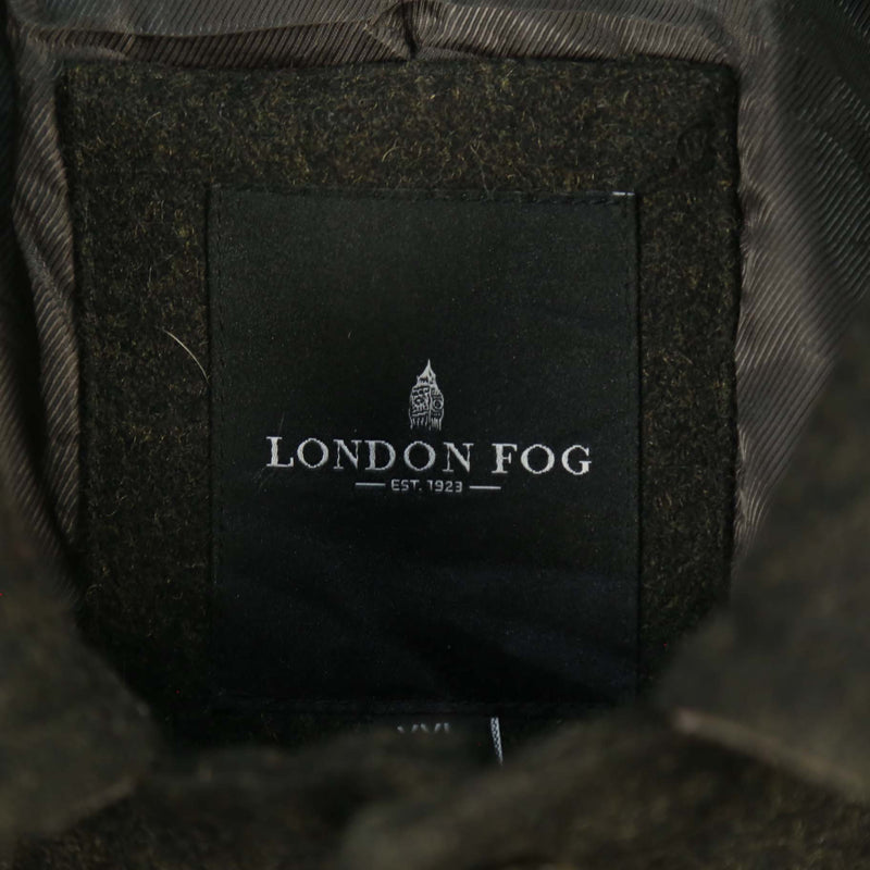 London Fog 90's Wool Button Up Blazer XXLarge (2XL) Green