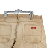 Dickies 90's Carpenter Workwear Denim Trousers / Pants 38 Beige Cream