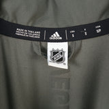 Adidas 90's Knights NHL Quarter Zip Nylon Sportswear Windbreaker Jacket Small Grey