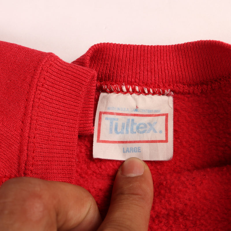 Tultex  College Crewneck Sweatshirt Large Red