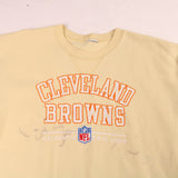 NFL  Cleveland Browns Sweatshirt Small Yellow