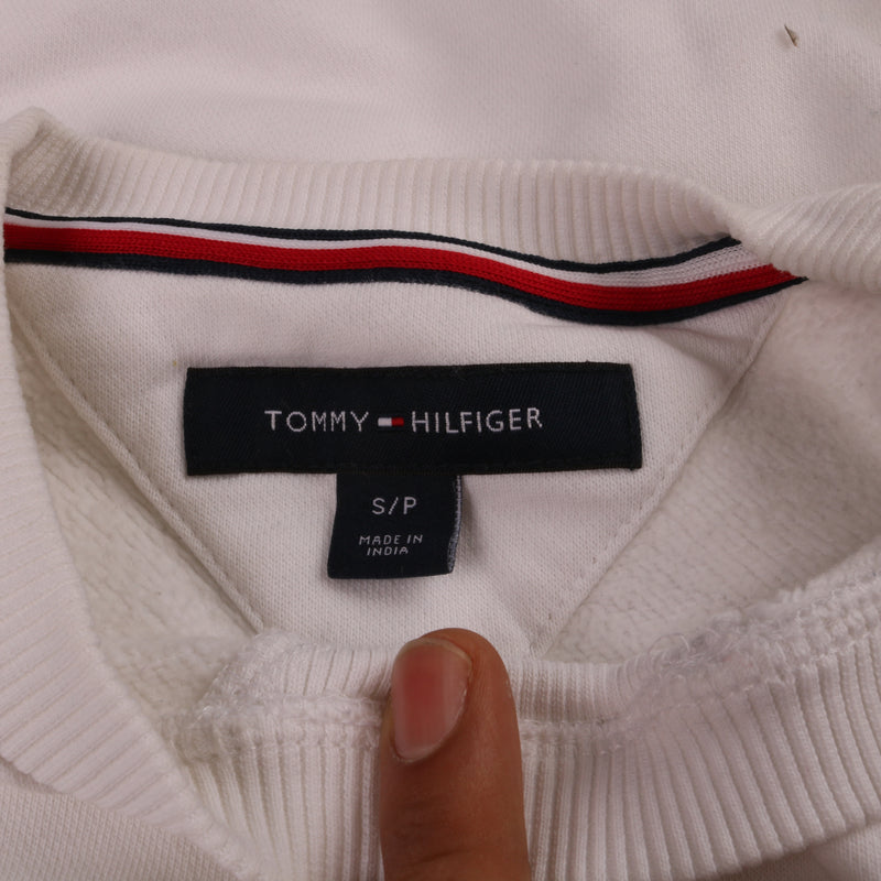 Tommy Hilfiger  Heavyweight Crewneck Sweatshirt Small White