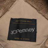 JCPenney  Full Zip Up Parka Large Beige Cream