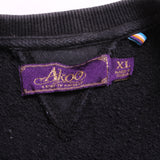 Akoo  Fox Crewneck Sweatshirt XLarge Black
